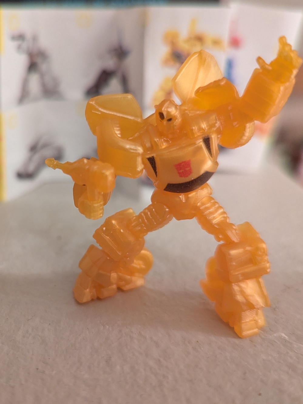 Gumi Yum Surprise Transformers Ultra Rare Gold